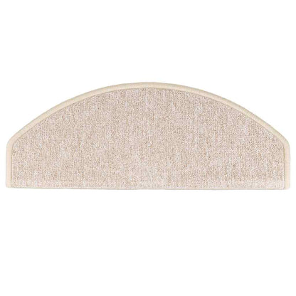 vidaXL Stair mats 10 pcs 65 x 24 x 4 cm Non-Slip Taupe 4
