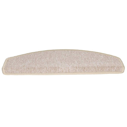 vidaXL Stair mats 10 pcs 65 x 24 x 4 cm Non-Slip Taupe 5
