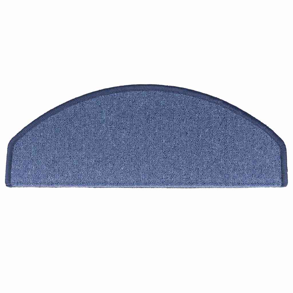 vidaXL Stair mats 10 pcs 65 x 24 x 4 cm Non-Slip Blue 4