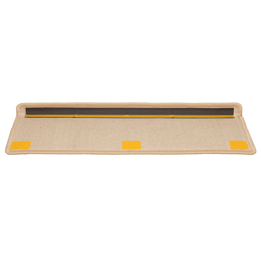 vidaXL Stair Mat | Set of 10 | Brown 5