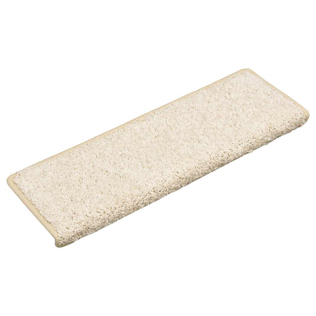 vidaXL Stair Mat | Set of 10 | White 3