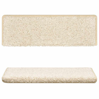 vidaXL Stair Mat | Set of 10 | White 4