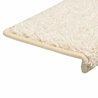 vidaXL Stair Mat | Set of 10 | White 5