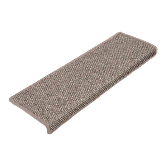 Stair Mats 15 pcs 65x21x4 cm Rectangular Edge Dark beige