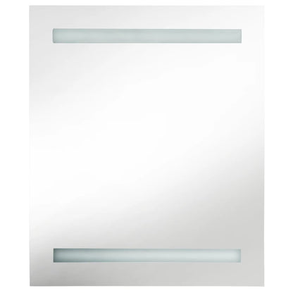 vidaXL Bathroom Cabinet | Grey | MDF with melamine finish, glass | 50x14x60 cm 4