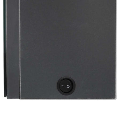 vidaXL Bathroom Cabinet | Grey | MDF with melamine finish, glass | 50x14x60 cm 6