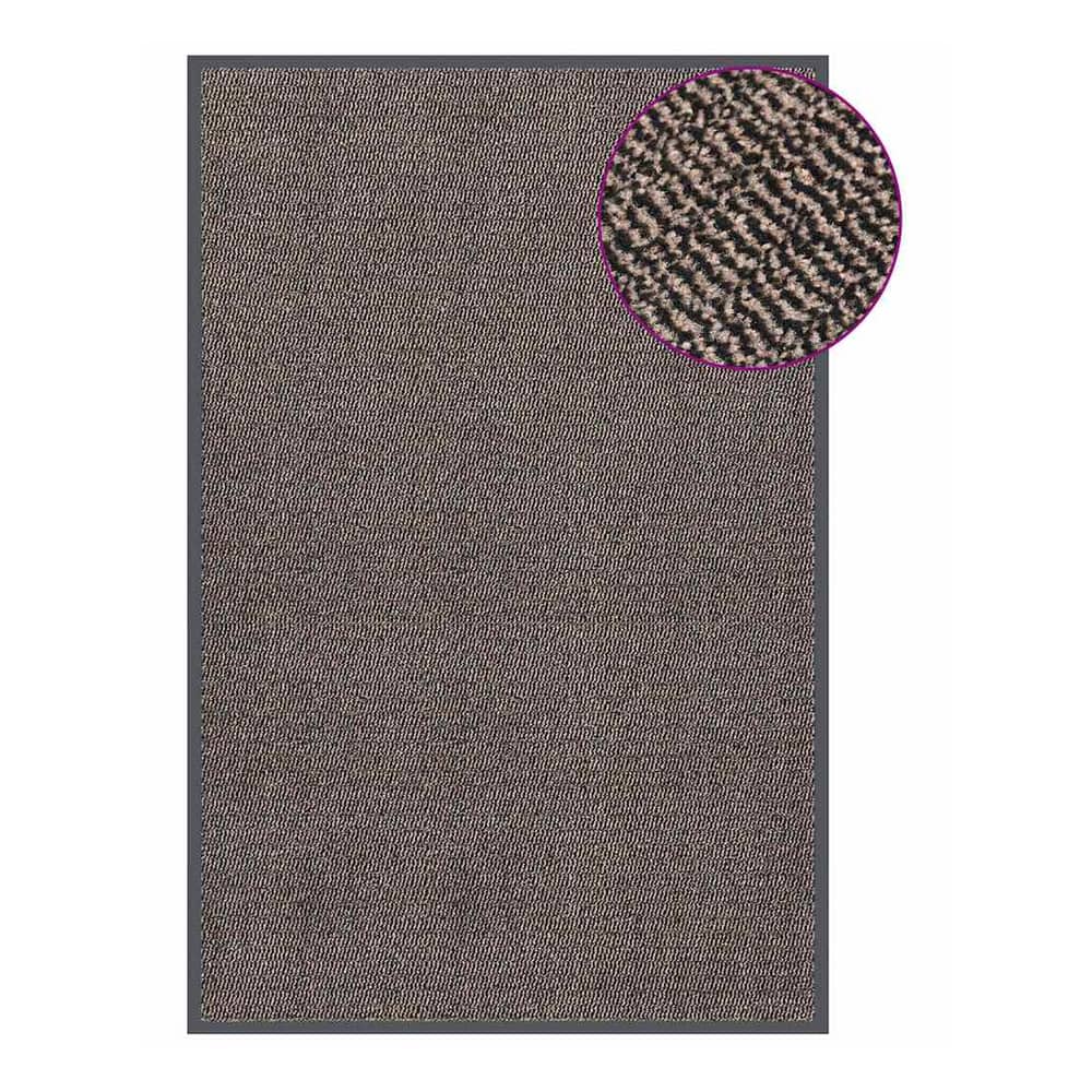 Dust Control Mat Rectangular Tufted 120x180 cm Dark brown