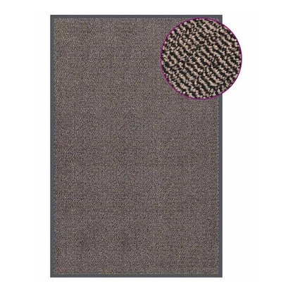 Dust Control Mat Rectangular Tufted 120x180 cm Dark brown