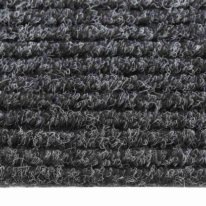 vidaXL Carpet Runner | Anthracite | 70% PP, 30% PES | 100 x 300 cm | Non-slip 4