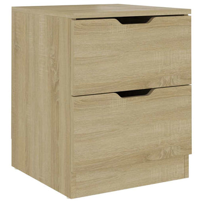 vidaXL Bedside Cabinet | Sonoma Oak | Engineered Wood | Standard 2