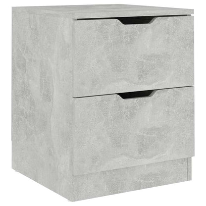 vidaXL Bedside Cabinet | Concrete Grey | Engineered wood | Medium 2