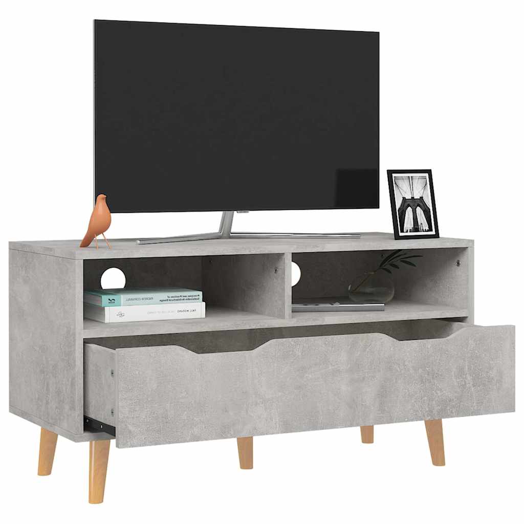 326781 vidaXL TV Cabinet Concrete Grey 90x40x48,5 cm Engineered Wood 6