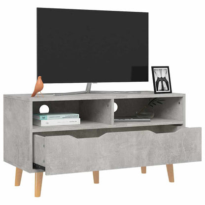 326781 vidaXL TV Cabinet Concrete Grey 90x40x48,5 cm Engineered Wood 6
