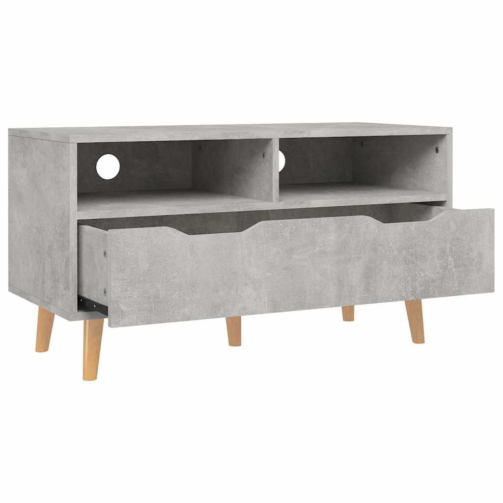 326781 vidaXL TV Cabinet Concrete Grey 90x40x48,5 cm Engineered Wood 3