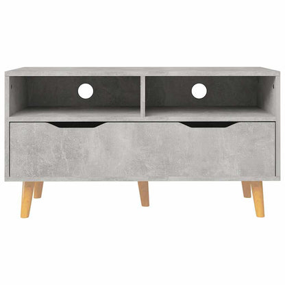 326781 vidaXL TV Cabinet Concrete Grey 90x40x48,5 cm Engineered Wood 4