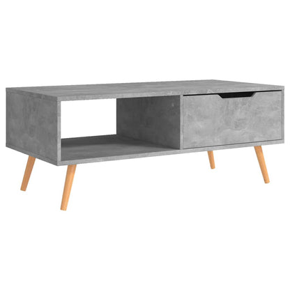 vidaXL Coffee Table | Concrete grey | Engineered wood, MDF | 100 cm 2