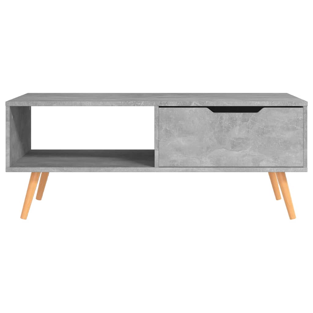 vidaXL Coffee Table | Concrete grey | Engineered wood, MDF | 100 cm 3