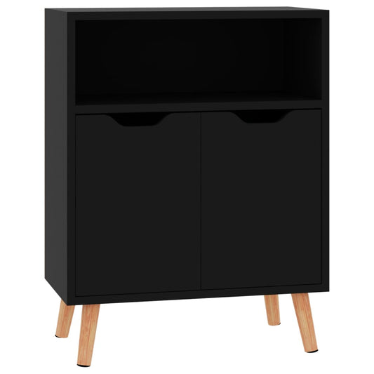 326829 vidaXL Sideboard High Gloss Black 60x30x72 cm Engineered Wood 2