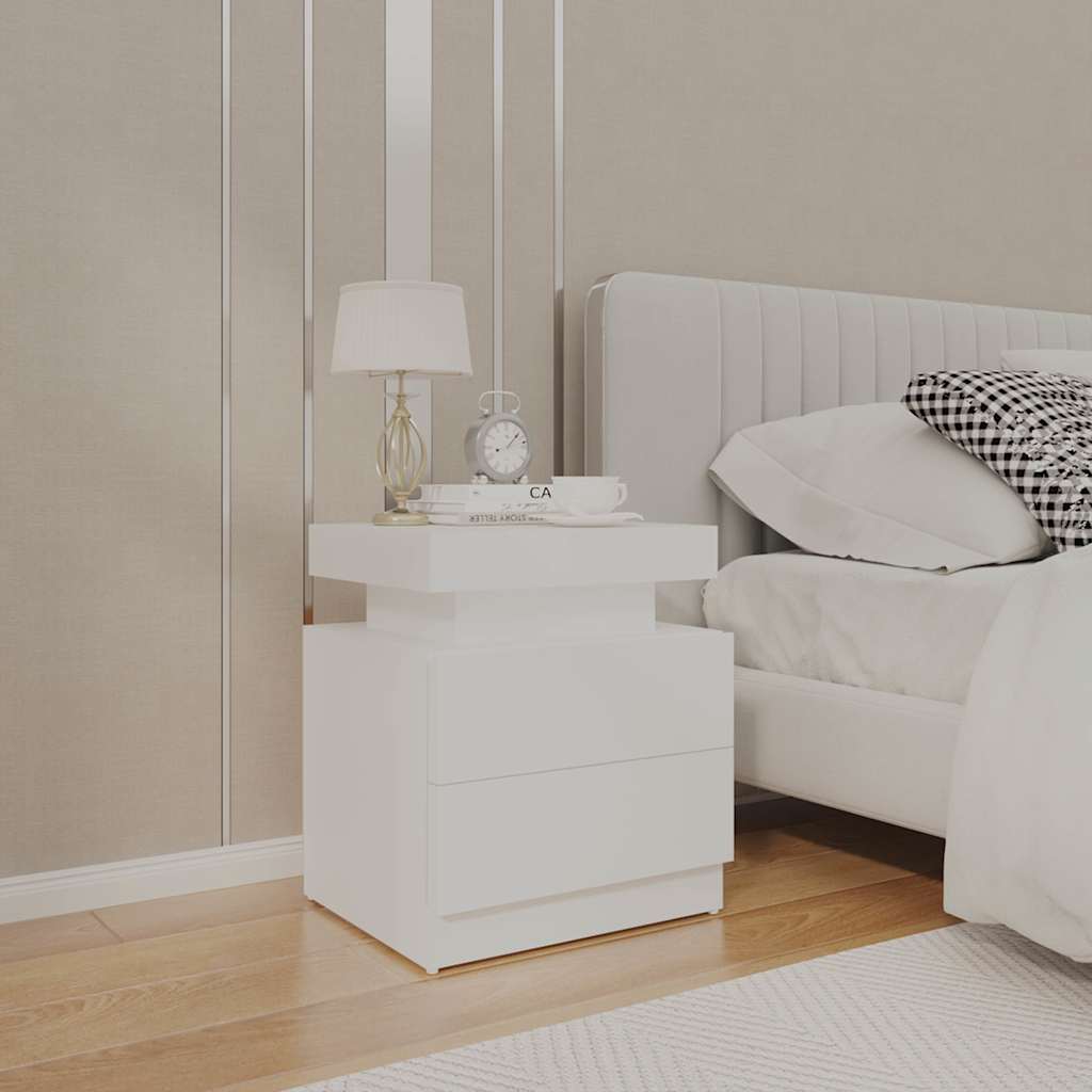 vidaXL Bedside Cabinet 45x35x52 cm Engineered Wood