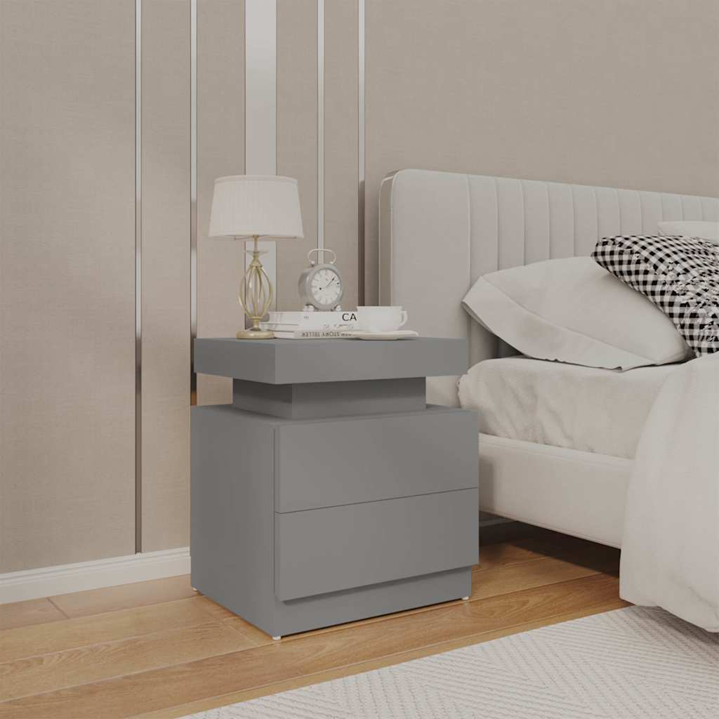 vidaXL Bedside Cabinet 45x35x52 cm Engineered Wood
