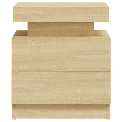 vidaXL Bedside Cabinet | Sonoma oak | Engineered wood | Medium | Bedside Cabinet 4