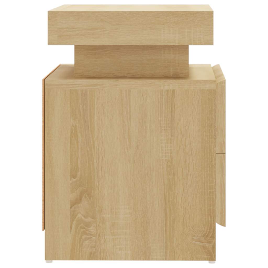 vidaXL Bedside Cabinet | Sonoma oak | Engineered wood | Medium | Bedside Cabinet 5