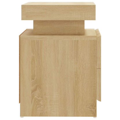 vidaXL Bedside Cabinet | Sonoma oak | Engineered wood | Medium | Bedside Cabinet 5