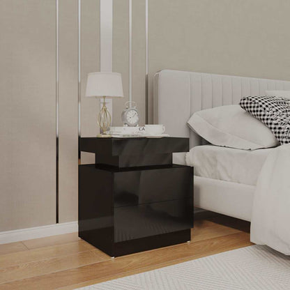 vidaXL Bedside Cabinet 45x35x52 cm Engineered Wood