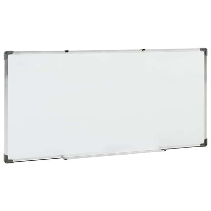 vidaXL Magnetic Whiteboard White 110x60 cm Steel 3