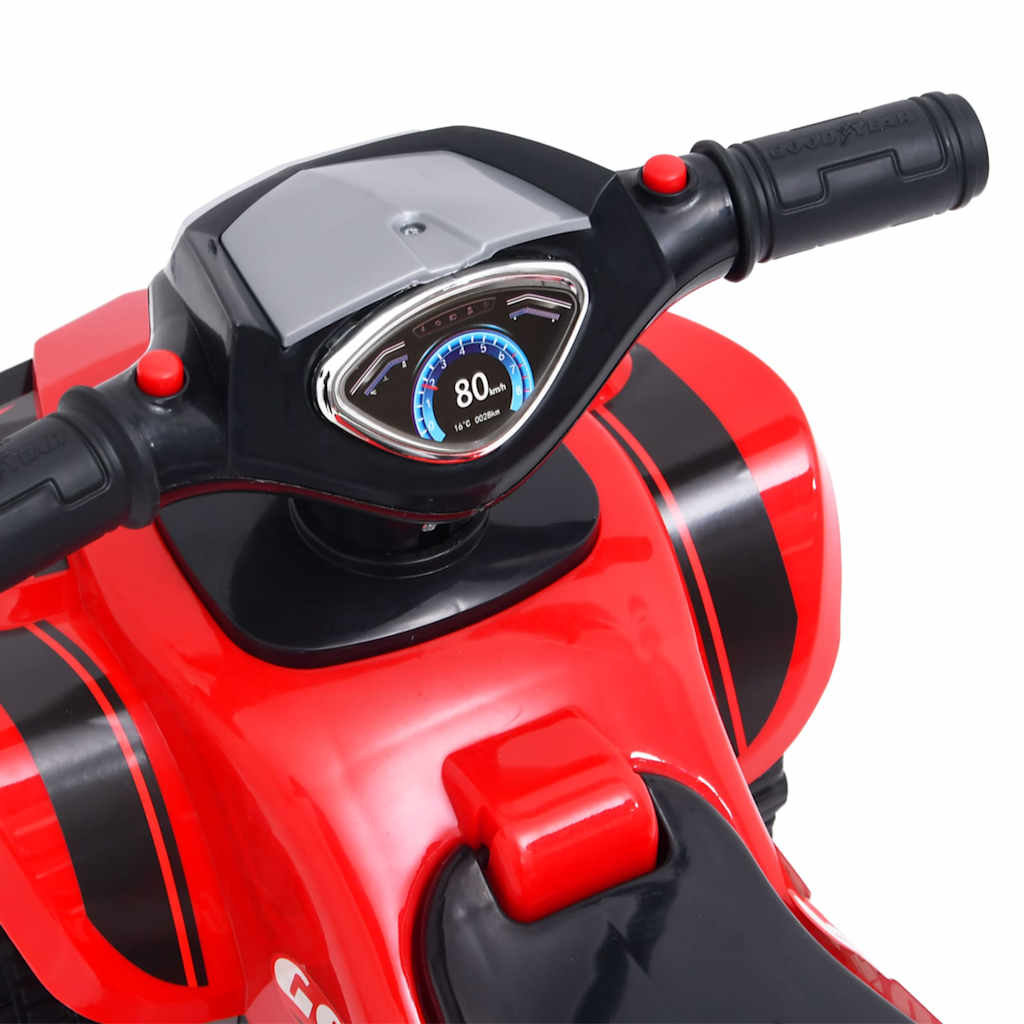 vidaXL Children's Ride-on Quad Good Year Red 5