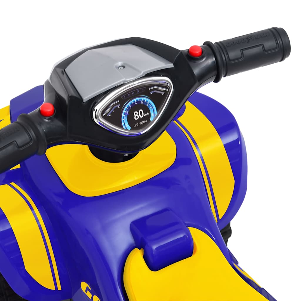 vidaXL Children's Ride-on Quad Good Year Blue 5