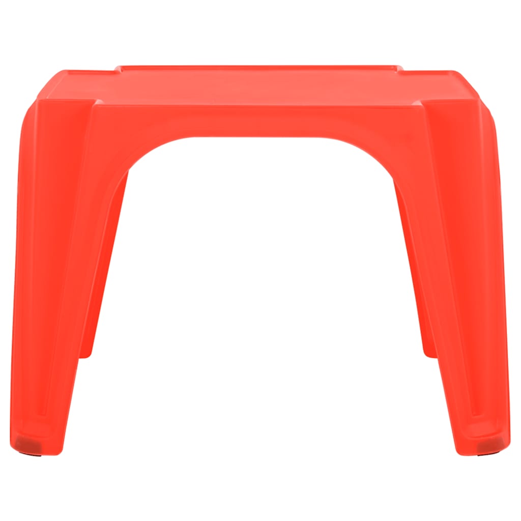 vidaXL Kids Table And Chair | Red, green, yellow, blue | 100% PP (polypropylene) 4