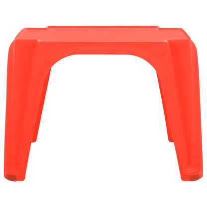 vidaXL Kids Table And Chair | Red, green, yellow, blue | 100% PP (polypropylene) 4