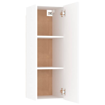 vidaXL TV Cabinet | White | Engineered wood | Medium | TV Cabinet | Rectangular 5