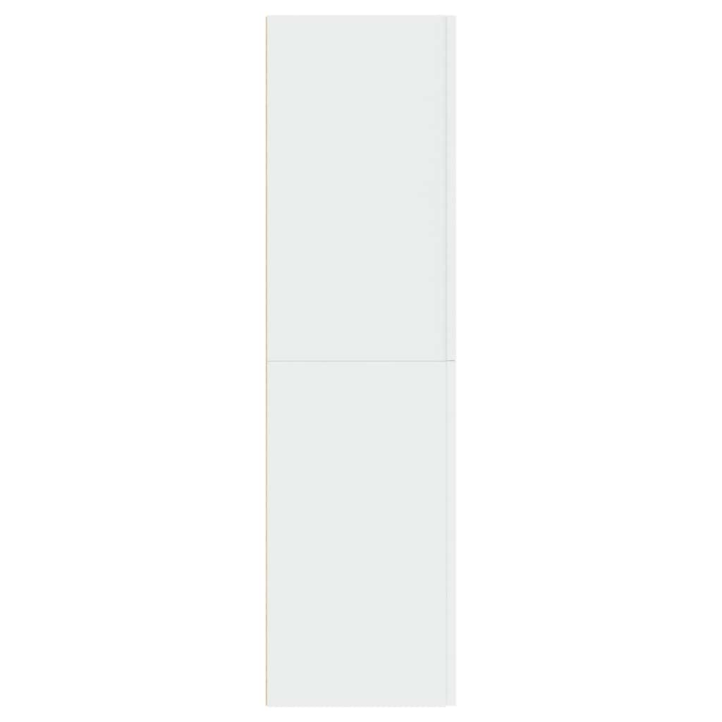 vidaXL TV Cabinet | White | Engineered wood | Wall Cabinet | Rectangular 4