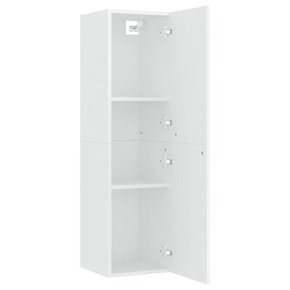 vidaXL TV Cabinet | White | Engineered wood | Wall Cabinet | Rectangular 5