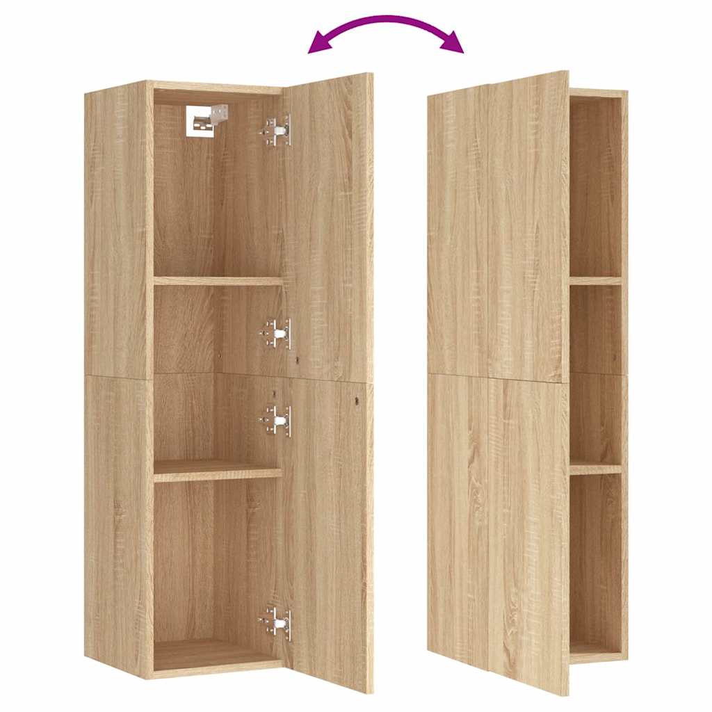 vidaXL TV Cabinet | Sonoma Oak | Engineered wood | Standard | Wall mounting 6