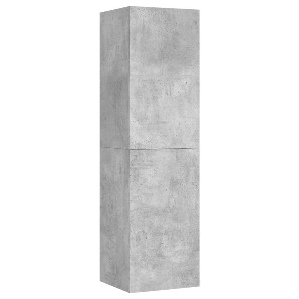 vidaXL TV Cabinet | Concrete Grey | Engineered Wood | Medium | TV Cabinets 2