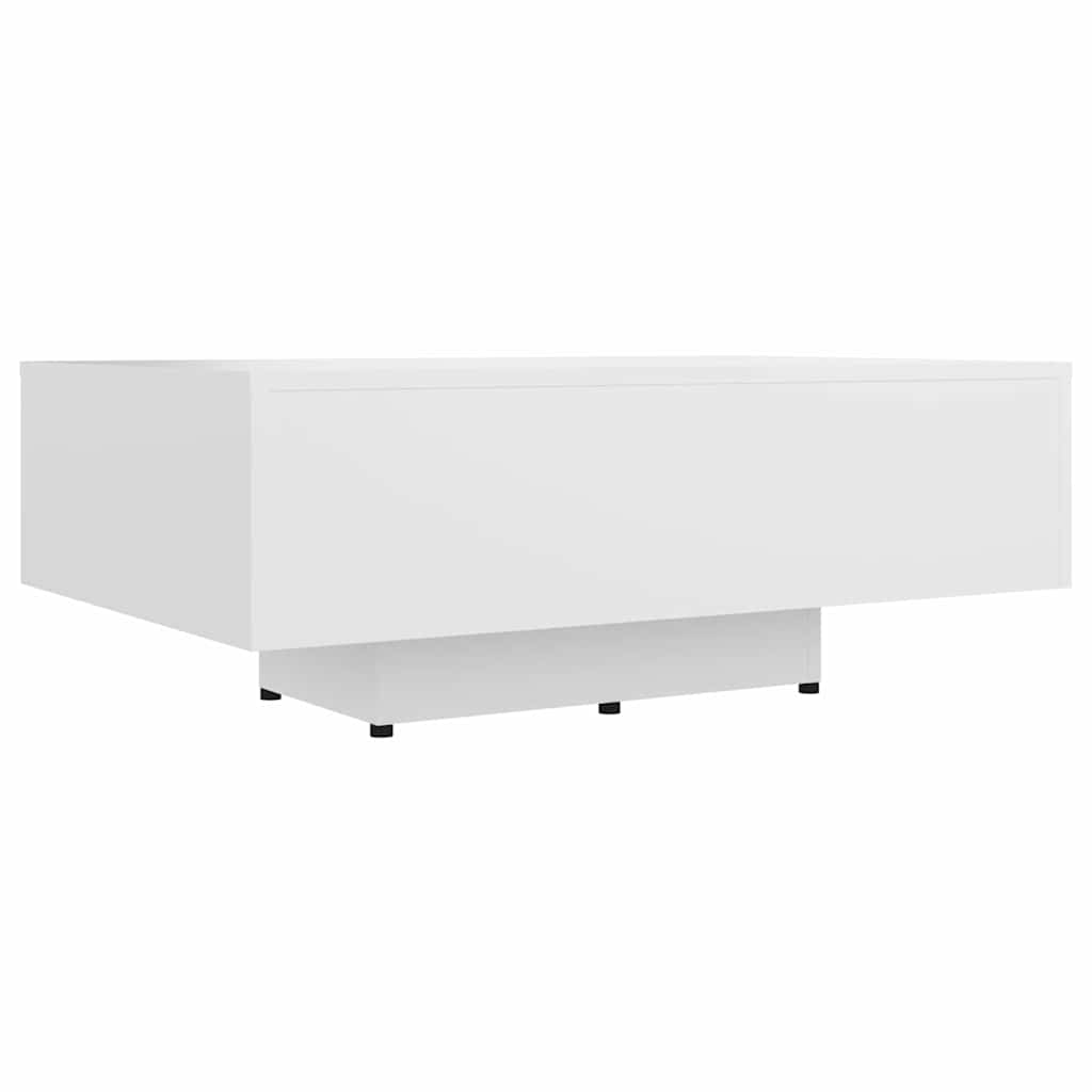 vidaXL Couch Table | White | Engineered wood | 85x55x31 cm | Simple 2