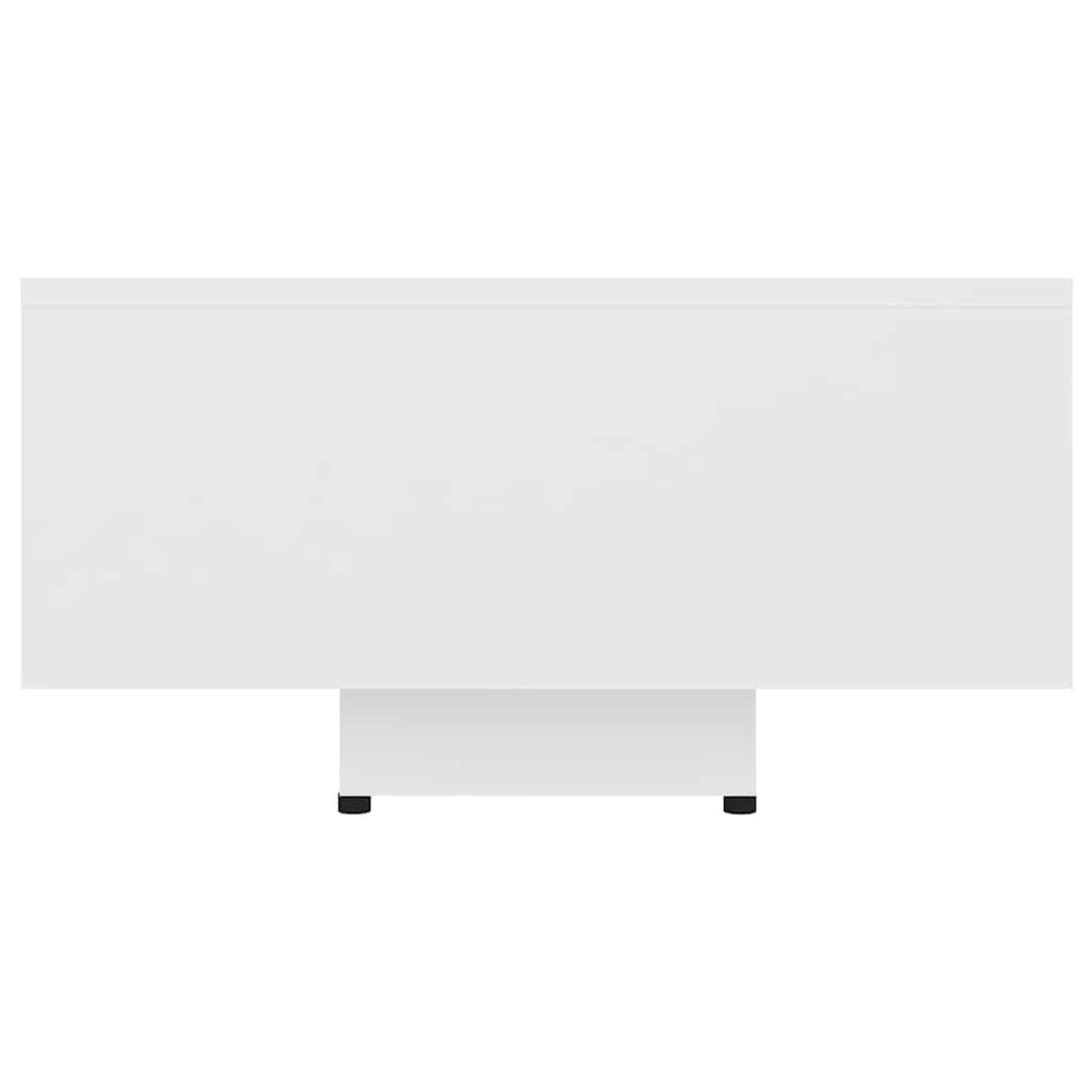 vidaXL Couch Table | White | Engineered wood | 85x55x31 cm | Simple 4