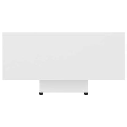 vidaXL Couch Table | White | Engineered wood | 85x55x31 cm | Simple 4