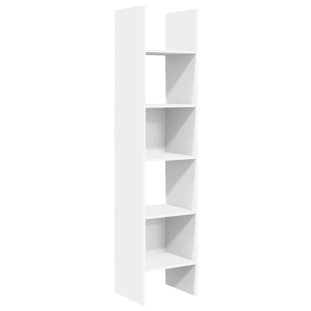 vidaXL Book Cabinet | White | Engineered Wood | 180 cm tall | Book Cabinet 2