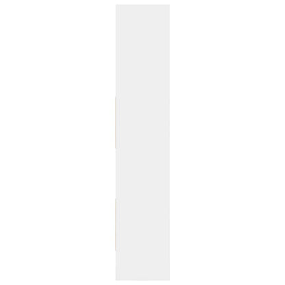 vidaXL Book Cabinet | White | Engineered Wood | 180 cm tall | Book Cabinet 6
