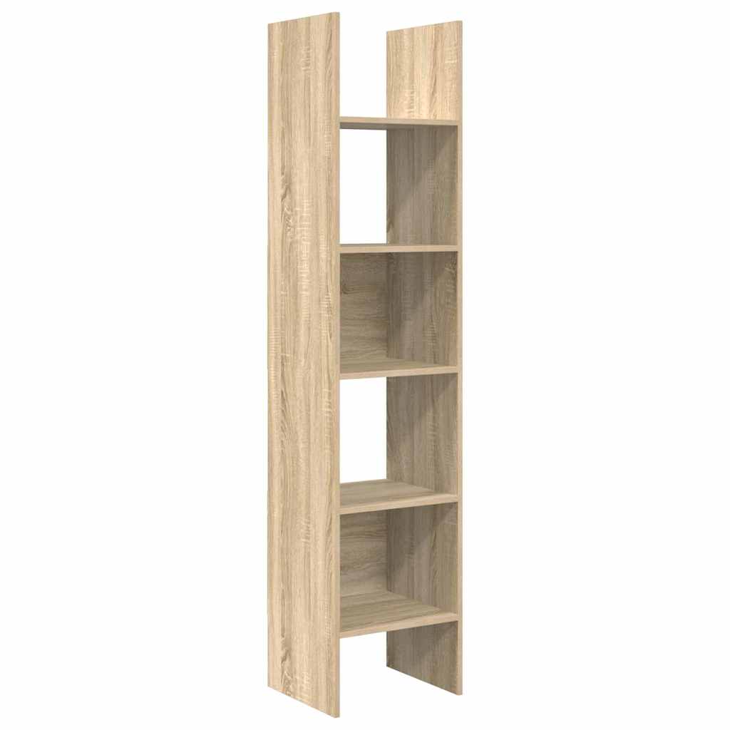 vidaXL Book Cabinet | Sonoma oak | Engineered Wood | 40x35x180 cm | Book Cabinet 2