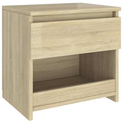 803450 vidaXL Bedside Cabinets 2 pcs Sonoma Oak 40x30x39 cm Engineered Wood 4