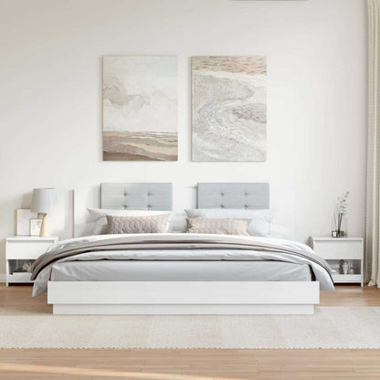 803456 vidaXL Bedside Cabinets 2 pcs High Gloss White 40x30x39 cm Engineered Wood 3
