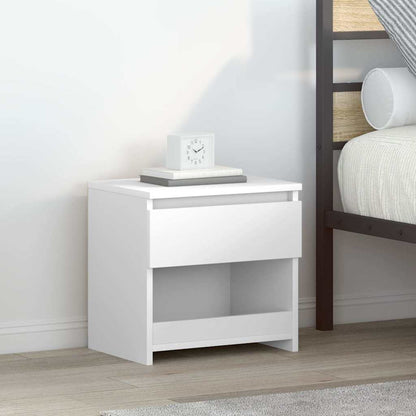 803456 vidaXL Bedside Cabinets 2 pcs High Gloss White 40x30x39 cm Engineered Wood 1