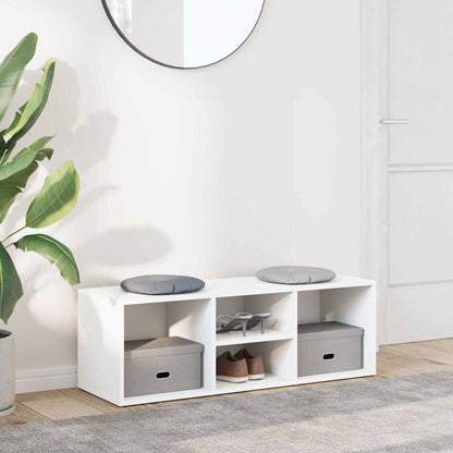 vidaXL Shoe Storage Bench White 102x35x35 cm Engineered Wood 1