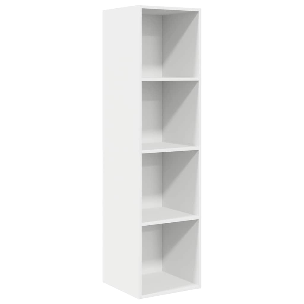 vidaXL TV Cabinet | White | Engineered Wood | Medium |  Wall Mounting 2