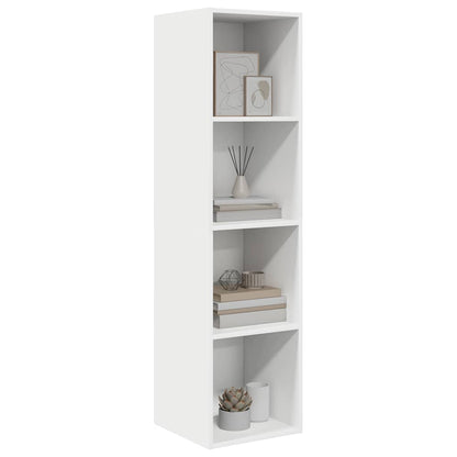 vidaXL TV Cabinet | White | Engineered Wood | Medium |  Wall Mounting 6